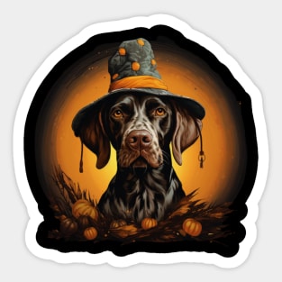 Halloween Black Pointer Sticker